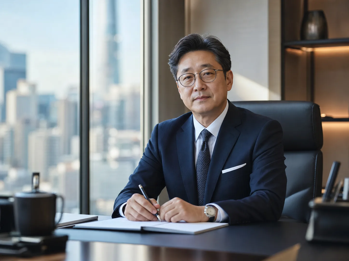 CEO플랜 컨설팅을 상징하는 한국 비즈니스 현장